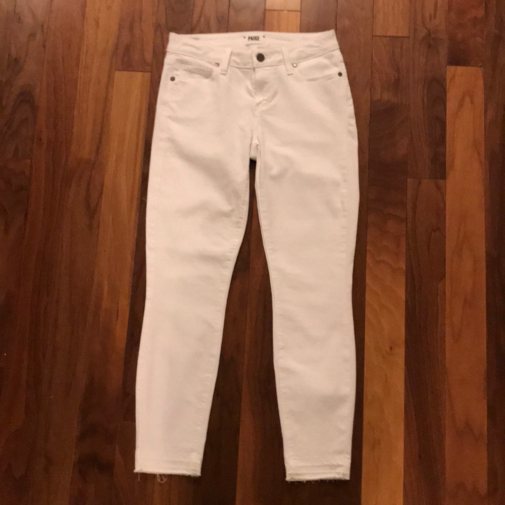 Paige white Verdugo Crop Jeans